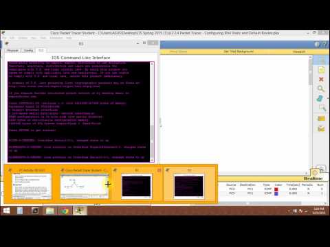 6.2.2.4 IPv4 Static and Default Routes