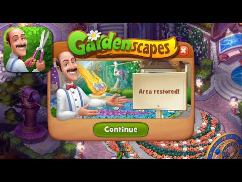 GARDENSCAPES Story Walkthrough Gameplay - Area 13 - Day 5 (iOS, Android)
