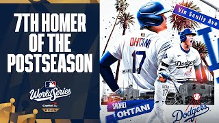 Shohei Ohtani CRUSHES a home run for the Dodgers in Game 3 of the World Series! 😱 | 大谷翔平ハイライト