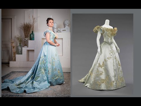 Dressing up in a 1898 Worth Ballgown
