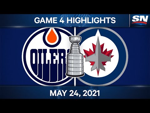NHL Game Highlights | Oilers vs. Jets, Game 4 - May 24, 2021