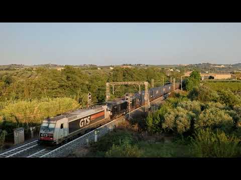 TCS Piacenza Bari Lamasinata con e191 mrce loghi Adriafer di rimando.