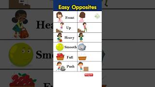 🎯 Learn Opposites Fast! | Common Antonyms for Daily English | Boost Your Vocabulary | #shorts