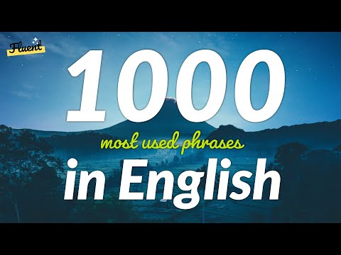 The 1000 Most Used Phrases in English (with French, Russian and German subtitles)
