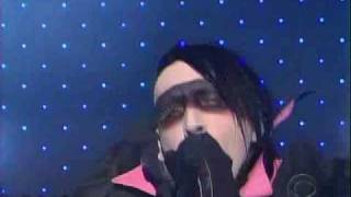 Marilyn Manson - Personal Jesus Live on Letterman 24-11-2004