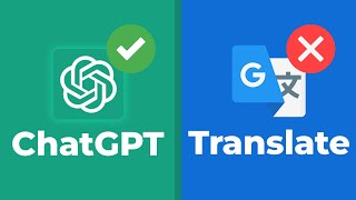 How to Translate Texts With ChatGTP Better Than Google Translator (2024) Tutorial For Beginners