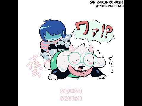 ralsei's squishy beans... #furry  #comicdub #deltarune