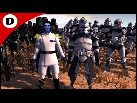 Commander Wolffe Battles Thrawn - Men of War: Star Wars Tournament Game 3