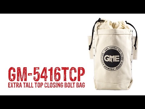 GME Supply Heavy Duty Cordura Black Top-Closing Canvas Bolt Bag