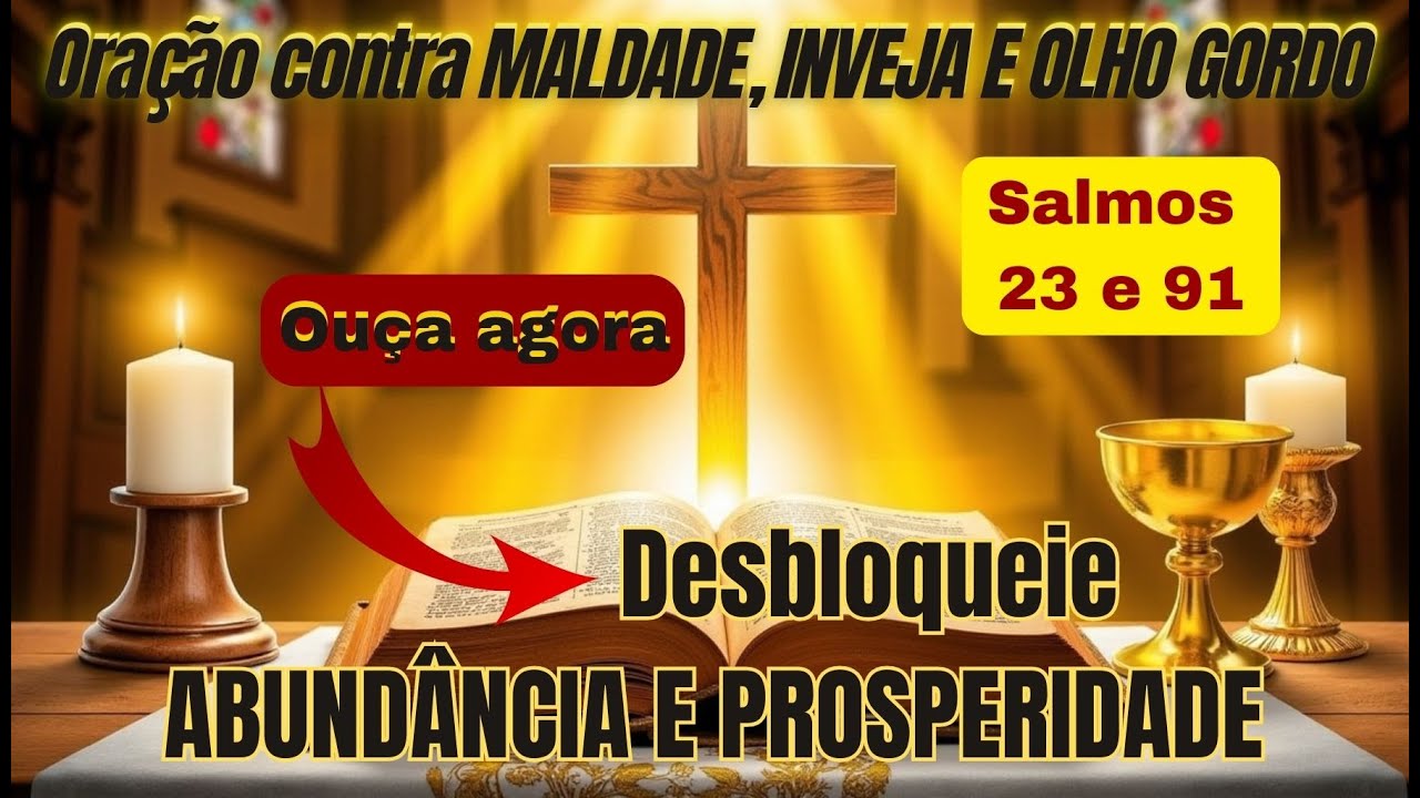 Quebre toda MALDADE, INVEJA e OLHO GORDO e abra seus caminhos para ABUNDÂNCIA e PROSPERIDADE.