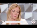 Giorgia Meloni Vs Silvia Toffanin