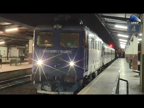 Trenurile Serii în Gara Oradea 🚂🚄 Evening Trains in Oradea Station - 04 Martie 2024
