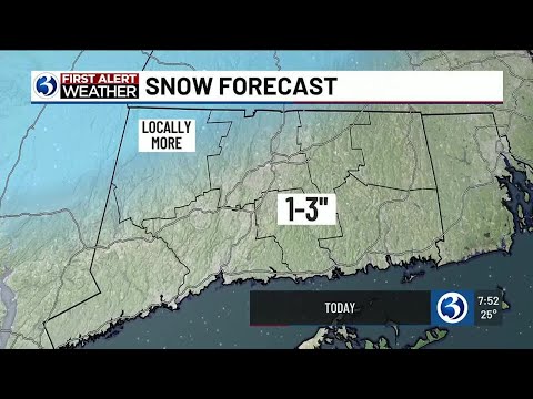 FORECAST: Continuing to follow light snow across the state