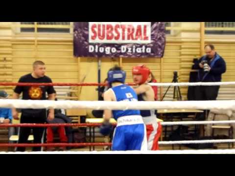 Walka Kamil Wojtunik Ks Boks -Lublin vs łukasz Bamburski Salvete Zamość