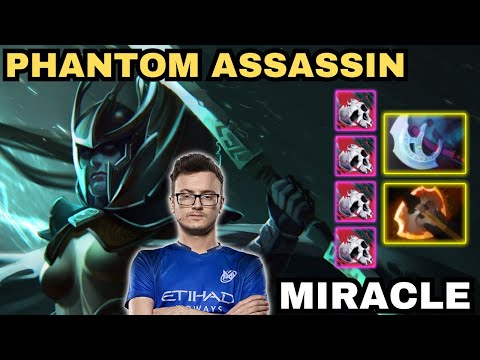 🔥 MIRACLE Phantom Assassin Hard Carry 7.34b 🔥 EZ Lane Silencer Deleted - Dota 2