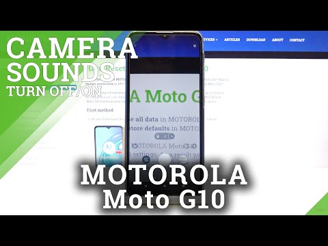 How to Manage Camera Shutter Sound in MOTOROLA Moto G10 – Turn Off Camera Sound Feedback