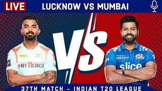 LIVE: Lucknow Vs Mumbai | 2nd Innings | LSG vs MI Live Scores & Hindi Commentary | Live - IPL 2022