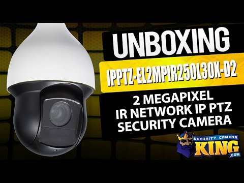 Unboxing - 2 Megapixel IR Network IP PTZ Security Camera - IPPTZ-EL2MPIR250L30X-D2