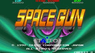 Space Gun - Alien Themed Arcade Light-Gun Game (Taito 1990)