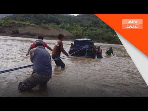 Lima maut, kenderaan terjunam ke dalam sungai di Bolivia