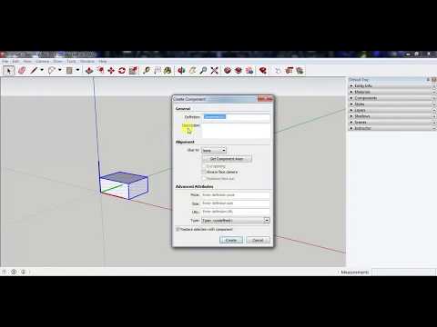 SketchUp Dynamic Component Tutorial - How to slide or move a component
