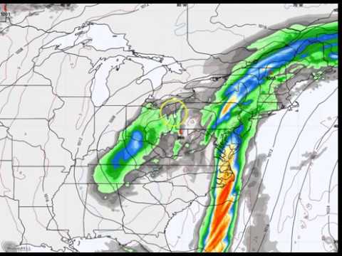 Daily forecast video Friday April 19th, 2019