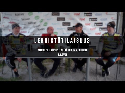 Lehdistötilaisuus Manse PP - Seinäjoen Maila-Jussit 2.8.2019