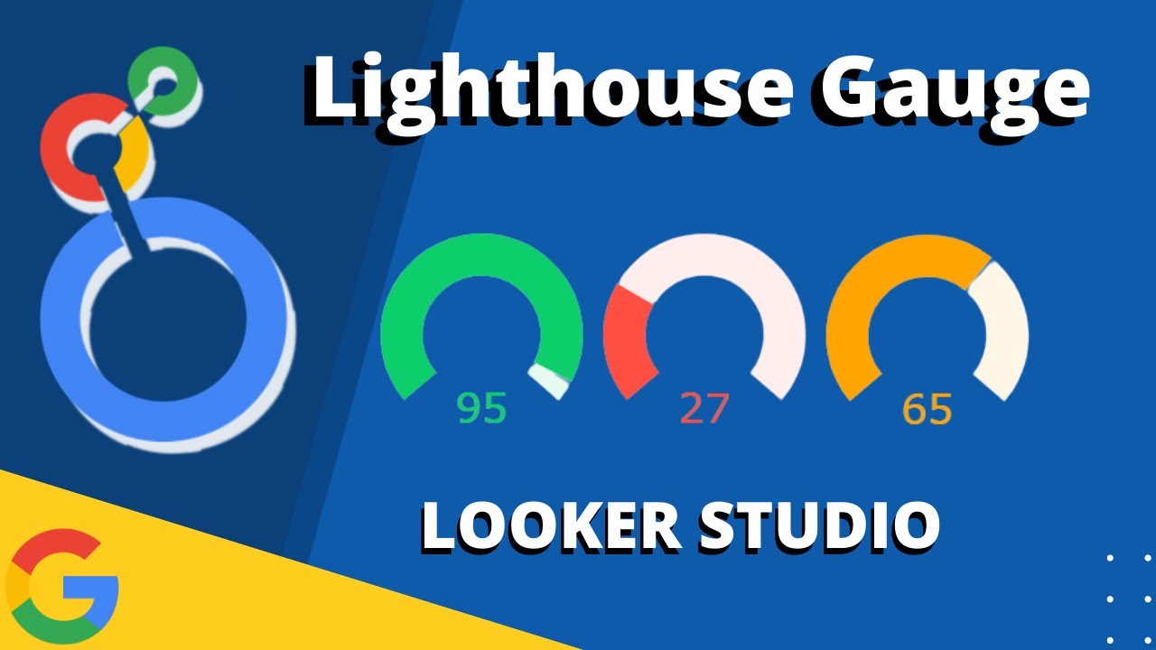 Lighthouse Gauge no Looker Studio - Como inserir e configurar o gráfico