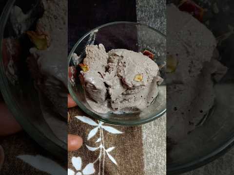 home made chocolate ice-cream #food #recipe #cooking #trending #song#icecream  #chocolate #shorts