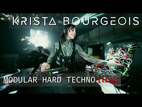 Krista Bourgeois - Modular Live Set @ Now & Wow Rotterdam - Sept 2023, 4k [Hard industrial Techno]