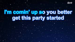 Get The Party Started - P!nk Karaoke【Guide Melody】