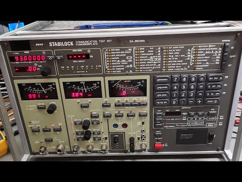 Schlumberger Stabilock 4040 0.4 to 990Mhz repair power supply teardown (part 1)