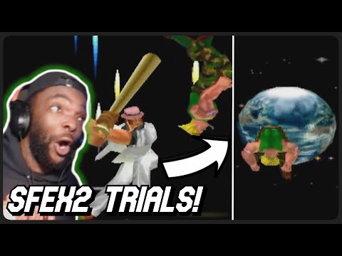 THIS IS THE BEST SUPER IN THE GAME!!! 😂😂😂 (SMUG PLAYS STREET FIGHTER EX2 Plus: COMBO TRIALS)