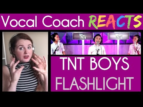 Vocal Coach Reacts to TNT Boys Singing Flashlight by Jessie J
