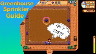 Greenhouse Sprinkler Guide - Stardew Valley 1.5