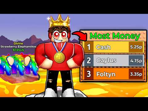 I Got TOP LEADERBOARD in Survive Lava For Brainrots!