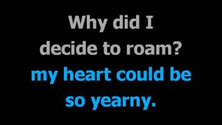 Sentimental journey  - Day doris -  Karaoke  - Lyrics