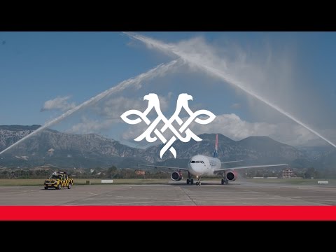 Air Serbia inaugural flight: Belgrade - Tirana