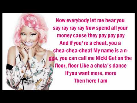 Nicki Minaj - Starship (Lyrics On Screen)