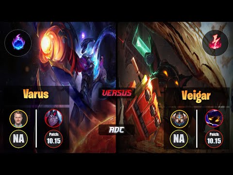 Zven VARUS (ADC) [Arcane Comet] VS VEIGAR - Challenger NA Patch 10.15