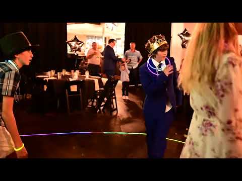 Jacob's Bar Mitzvah party--"Uptown funk" on the dance floor