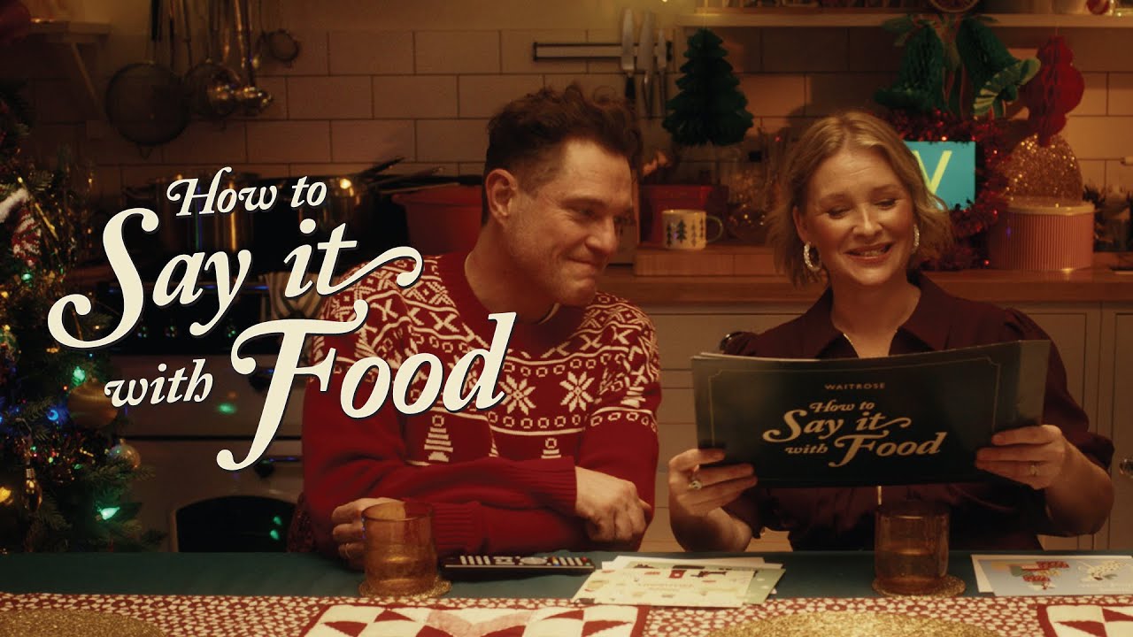 How To Say It With Food with Joanna Page & Mathew Horne | Waitrose | Christmas 2025 - YouTube
