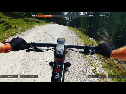 Strava Says Climb Avg. Grade 19% - Henweg Hard Part - Alpen Tour Trophy 2022