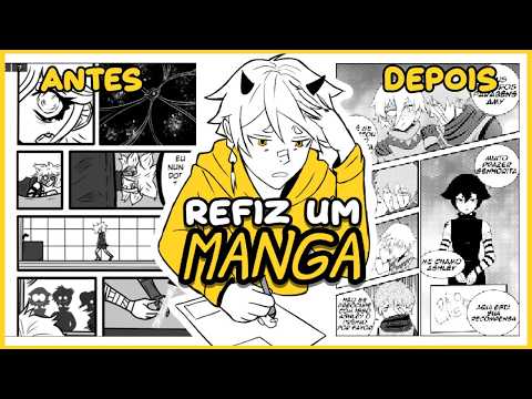 Eu REFIZ um MANGÁ de um INSCRITO