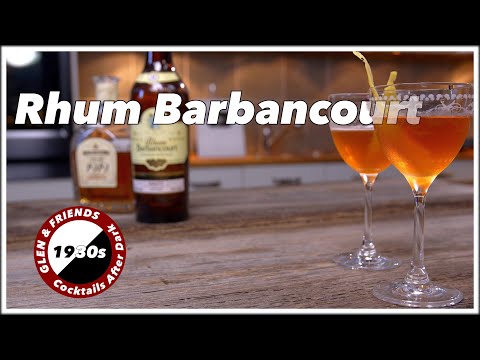 1930s Cocktail Rhum Barbancourt Prohibition Cocktail- Cocktails After Dark - Glen And Friends