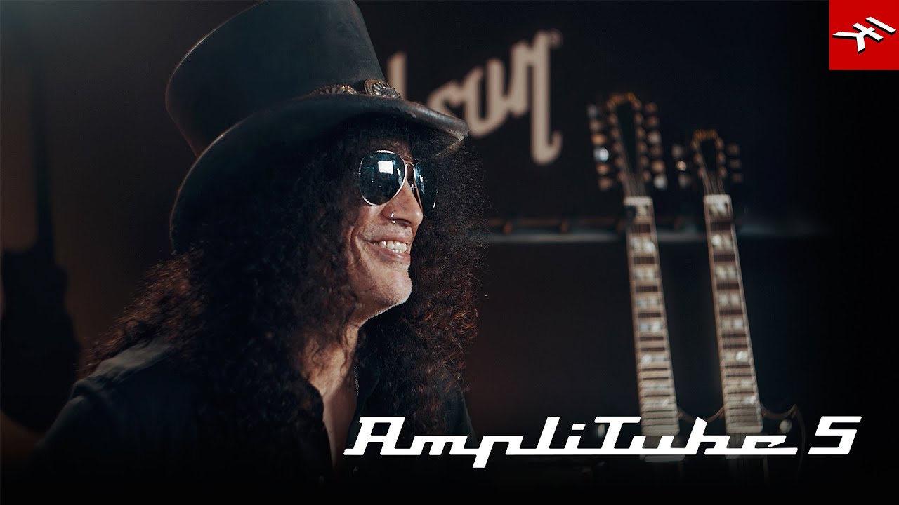 Slash on using AmpliTube 5 and the official Slash gear for writing, demoing, recording - YouTube