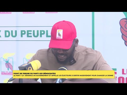 POINT DE PRESSE : LE PARTI ''LES DÉMOCRATES''