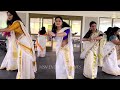 Onam Thiruvathira Dance Performance