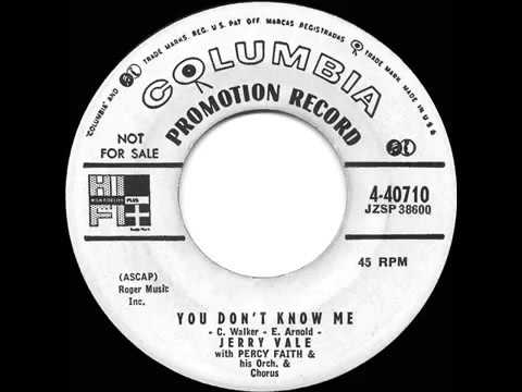 1956 HITS ARCHIVE  You Don't Know Me   Jerry Vale