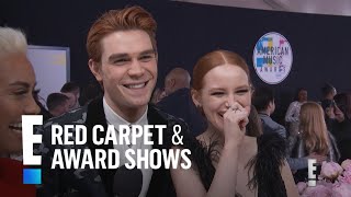 KJ Apa & Madelaine Petsch Take "Riverdale" to the 2017 AMAs | E! Live from the Red Carpet
